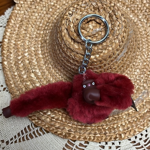 Kipling Red and Green Stuffed Animal Keychains - Picture 9 of 12